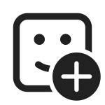 Sticker Add SVG Icon